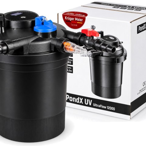 Kruger Meier PondX UV - Filtr ciśnieniowy z lampą UV do oczka 12000l