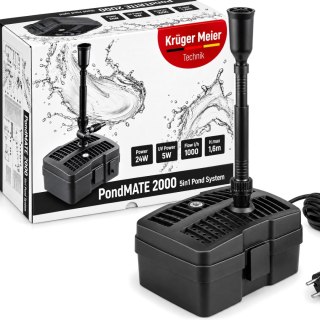 Kruger Meier PondMATE 2000 - 5w1 zintegrowana filtracja i fontanna