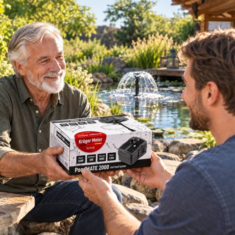 Kruger Meier PondMATE 2000 - 5w1 zintegrowana filtracja i fontanna