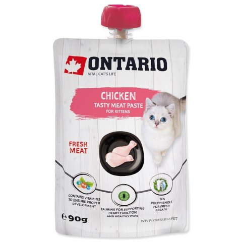 ONTARIO Kitten Chicken Fresh Meat Paste 90g (213-52308)