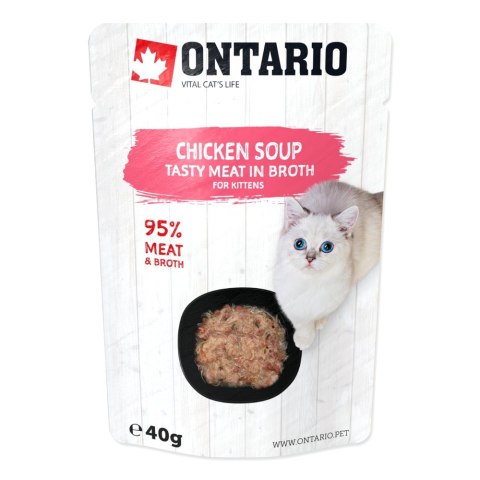 ONTARIO Kitten Soup Chicken, Carrot & Rice 40g (213-3130)