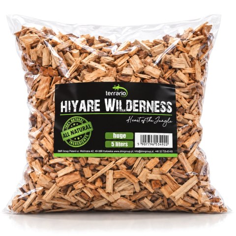 Terrario Hiyare Wilderness 10l - duże zrębki bukowe