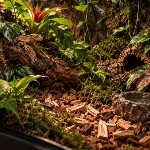 Terrario Hiyare Wilderness 15l - duże zrębki bukowe