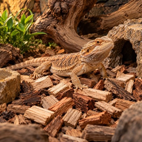 Terrario Hiyare Wilderness 15l - duże zrębki bukowe