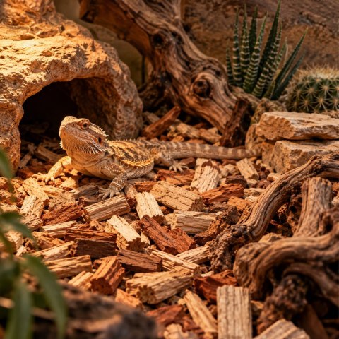 Terrario Hiyare Wilderness 15l - duże zrębki bukowe