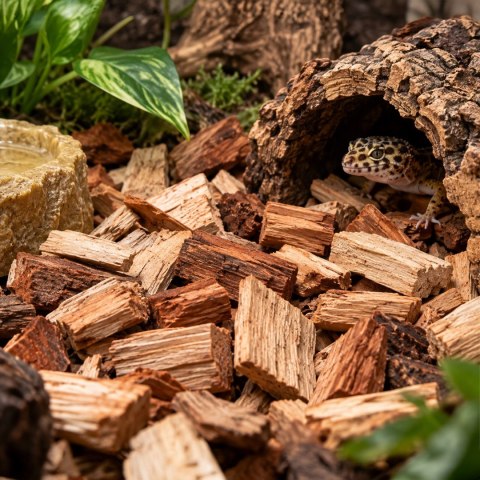 Terrario Hiyare Wilderness 15l - duże zrębki bukowe