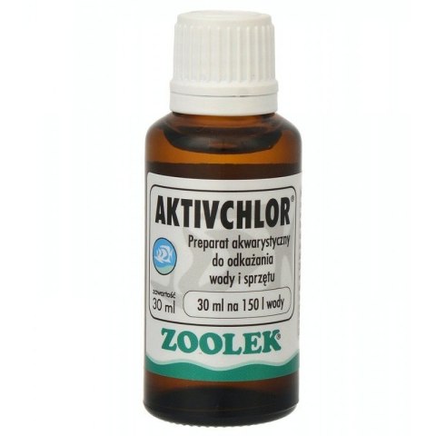 Zoolek ActivChlor 30 ml - Środek do Dezynfekcji w Akwarium