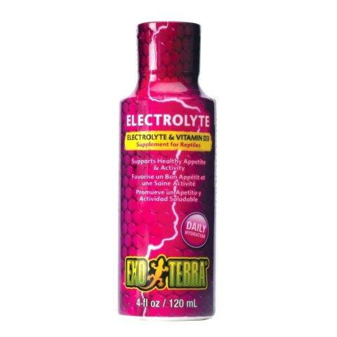 EXOTERRA Elektrolity z wit.D3 w płynie, 120ml (PT1993)