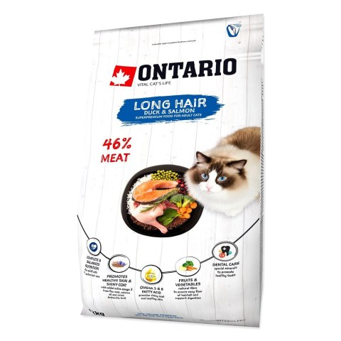 ONTARIO Cat Longhair 2kg/ Pokarm dla kotów długowłosych (213-10435)