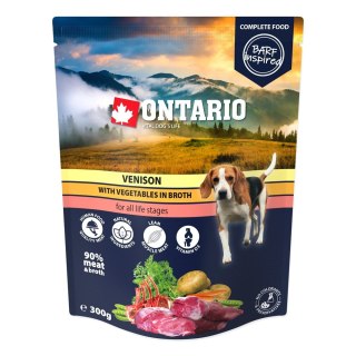 ONTARIO Saszetka Dziczyzna z warzywami w bulionie 300g (214-3383)