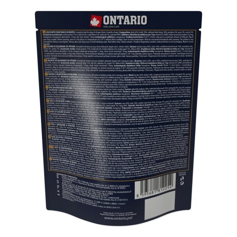 ONTARIO Saszetka Kaczka z warzywami w bulionie 300g (214-3373)