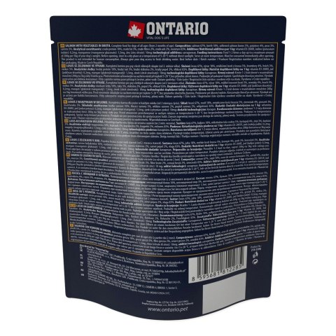 ONTARIO Saszetka Łosoś z warzywami w bulionie 300g (214-3398)
