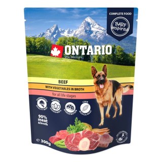 ONTARIO Saszetka Wołowina z warzywami w bulionie 300g (214-3303)