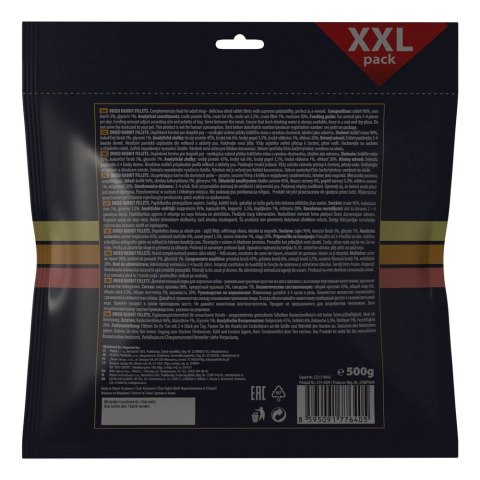 ONTARIO Snack Dry Rabbit Fillet 500g / ONTARIO przysmak dla psów suszone filety z królika 500g (214-5039)