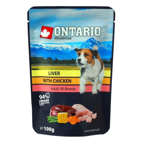 ONTARIO saszetka wątróbka z Kurczakiem w rosole 100g (214-3033)