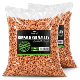 Terrario Buffalo Red Valley 10l - średnie zrębki olcha