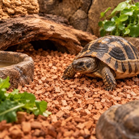 Terrario Buffalo Red Valley 10l - średnie zrębki olcha