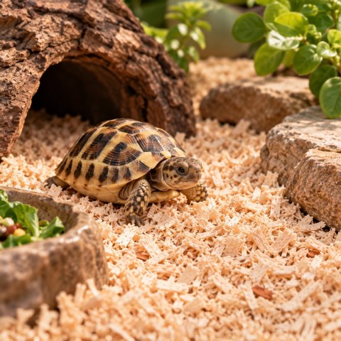 Terrario Krau Wildlife 10l - drobne włókno drewniane