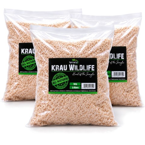Terrario Krau Wildlife 15l - drobne włókno drewniane
