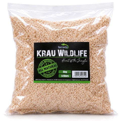 Terrario Krau Wildlife 15l - drobne włókno drewniane