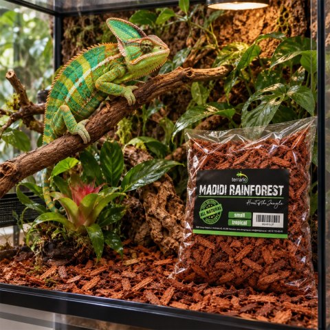 Terrario Madidi Rainforest 15l - drobne zrębki kokosa
