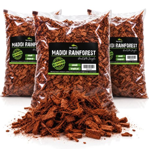 Terrario Madidi Rainforest 15l - drobne zrębki kokosa