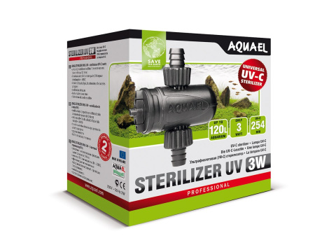 AQUAEL STERILIZER UV AS - 3W sterylizator lampa