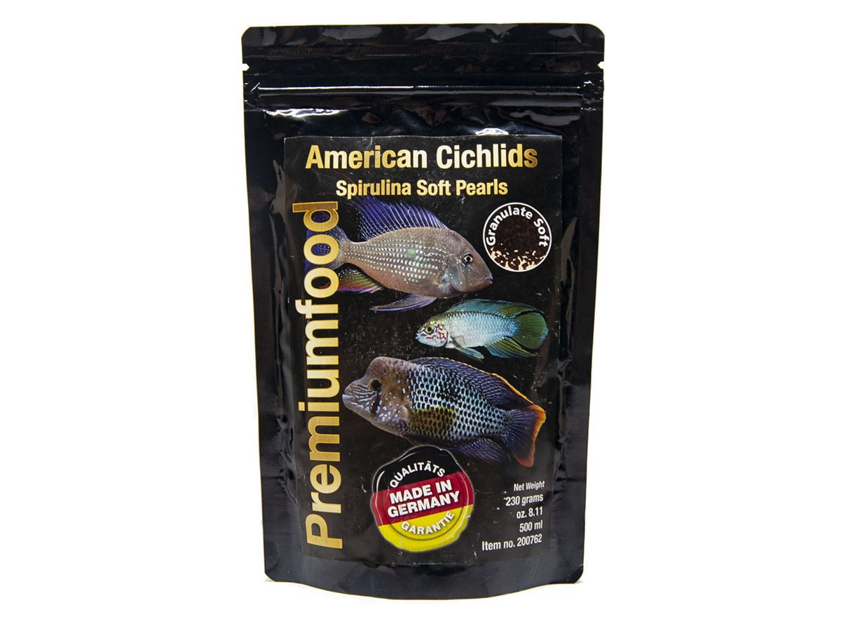 DISCUSFOOD American Cichlids Spirulina Pearls 230g