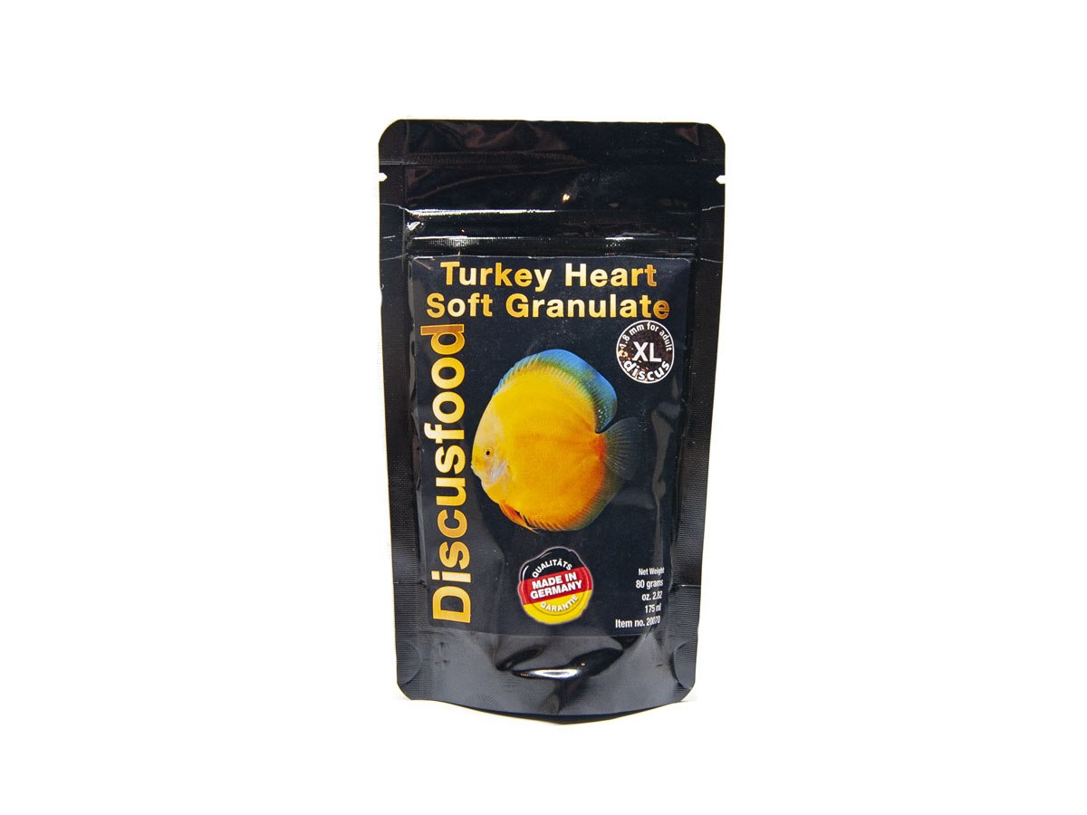 DISCUSFOOD Turkey Heart Soft Granulate XL 80g 175m