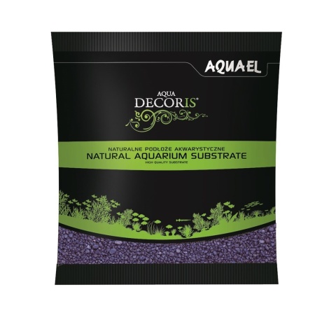 AQUAEL Aqua Decoris Żwirek Niebieski 2–3 mm 1 kg - podłoże do akwarium