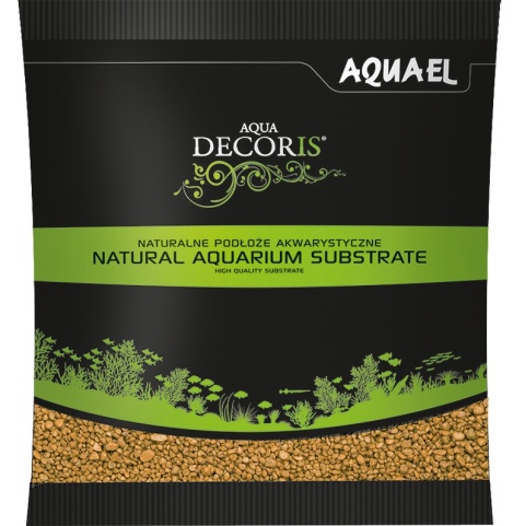 AQUAEL Aqua Decoris Żwirek Żółty 2–3 mm 1 kg - podłoże do akwarium