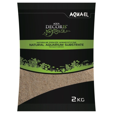 AQUAEL Decoris Piasek Kwarcowy 0,4–1,2 mm 2 kg – podłoże do akwarium
