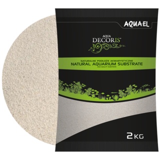 AQUAEL Piasek Kwarcowy Drobny 0,1–0,3 mm 10 kg – podłoże do akwarium