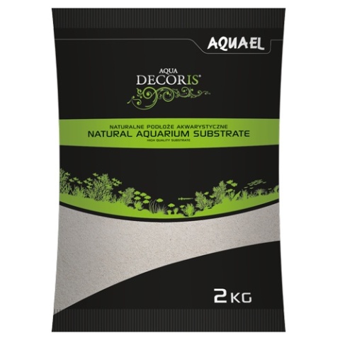 AQUAEL Piasek Kwarcowy Drobny 0,1–0,3 mm 10 kg – podłoże do akwarium