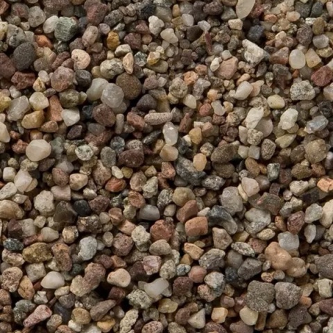 AQUAEL Decoris Żwir Naturalny Wielobarwny 5-10 mm 2 kg – podłoże do akwarium