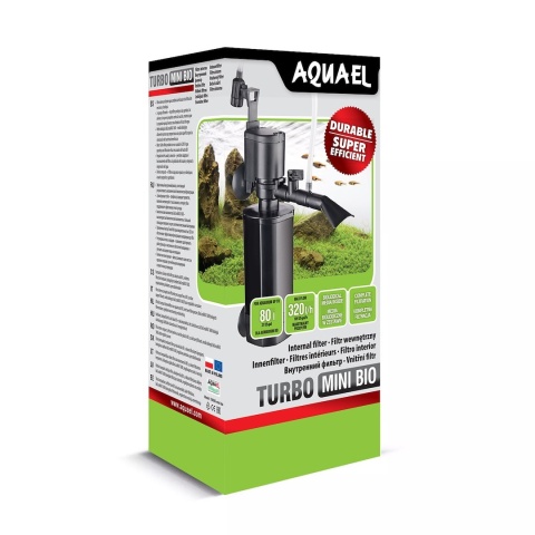 AQUAEL Turbo Mini Bio – filtr wewnętrzny do akwarium 10–80 l