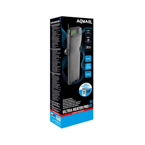 AQUAEL ULTRA HEATER PRO BT 25 W – grzałka Bluetooth 10–25 l