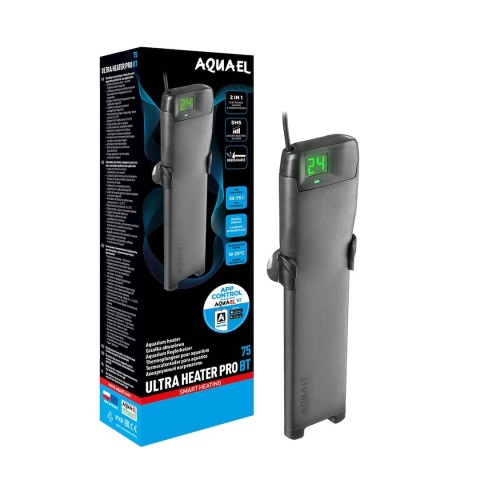 AQUAEL ULTRA HEATER PRO BT 75 W – grzałka Bluetooth 35–75 l