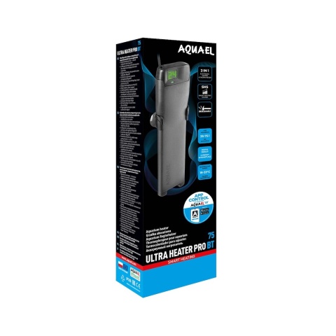 AQUAEL ULTRA HEATER PRO BT 75 W – grzałka Bluetooth 35–75 l