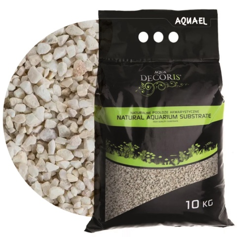 AQUAEL Żwir Dolomitowy 2–4 mm 10 kg – podłoże do akwarium, podnosi pH