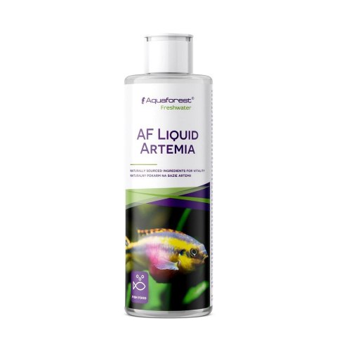 Aquaforest Liquid Artemia Freshwater 250 ml – płynny pokarm z artemią