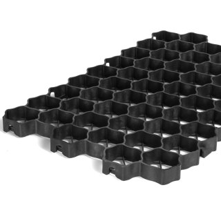 Hardscape Grid 60 × 40 cm – czarna kratka ochronna pod kamienie do akwarium