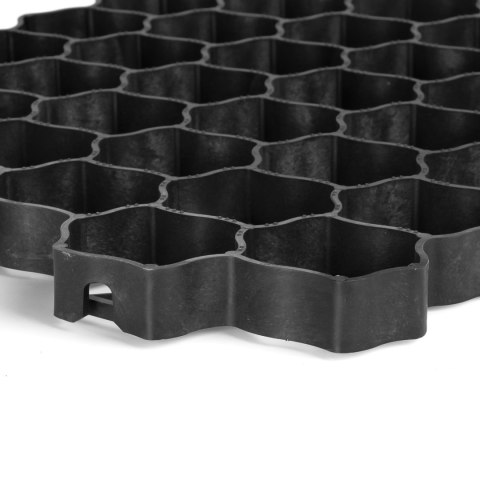Hardscape Grid 60 × 40 cm – czarna kratka ochronna pod kamienie do akwarium