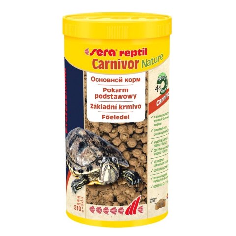 SERA Reptil Professional Carnivor Nature 1.000 ml, granulat - gady, pokarm podstawowy (01822)