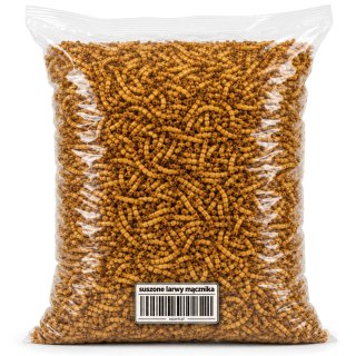 Suszone Larwy Mącznika 3150ml - zimowy pokarm dla ptaków dzikich 500g
