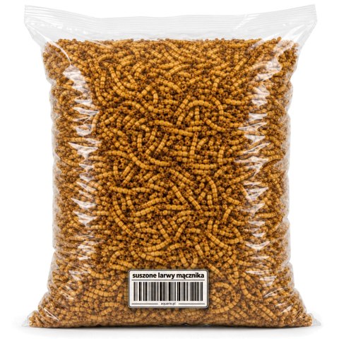 Suszone Larwy Mącznika 3150ml - zimowy pokarm dla ptaków dzikich 500g