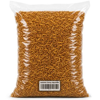 Suszone Larwy Mącznika 6300ml - zimowy pokarm dla ptaków dzikich 1kg