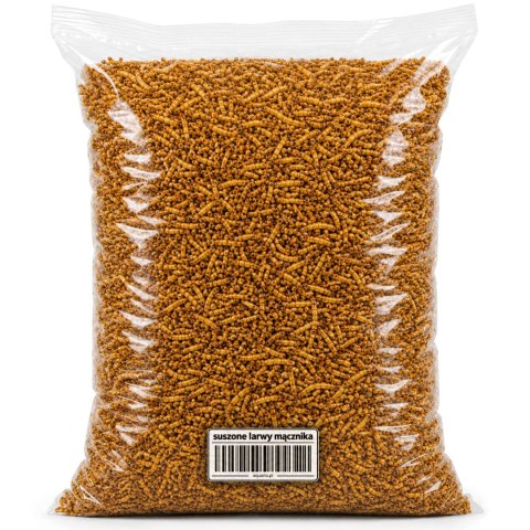 Suszone Larwy Mącznika 6300ml - zimowy pokarm dla ptaków dzikich 1kg