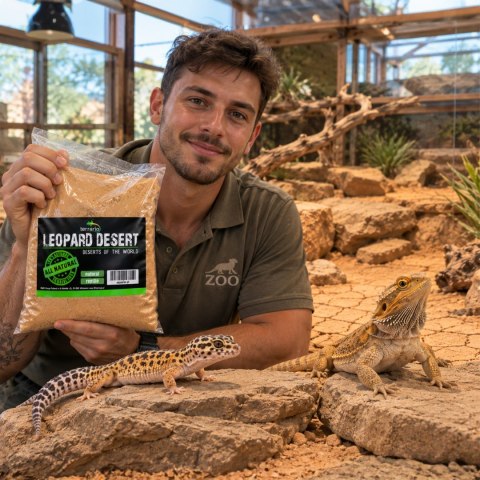 Terrario Leopard Desert 4kg - podłoże pustynne dla gekonów