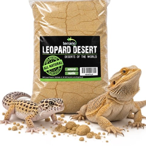 Terrario Leopard Desert 4kg - podłoże pustynne dla gekonów